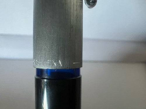 🔴 PELIKAN Füllfederhalter 21 Silvexa 14 KT Goldfeder mit Vintage-Tintenpatrone 
