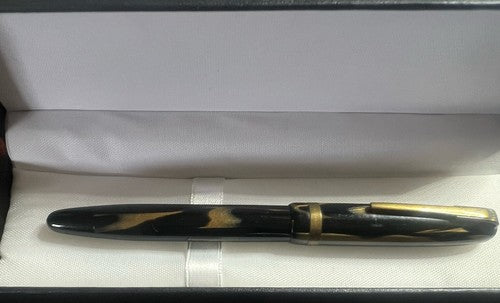 Astura Stylo-Plume Stylo à Plume 82 Celluloid Bouton de Bas Vintage Écrit