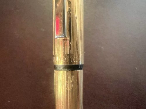 Auretta Stylo-Plume Sphère par Aurora Doré Italie Écrit Vintage Années 1970 A