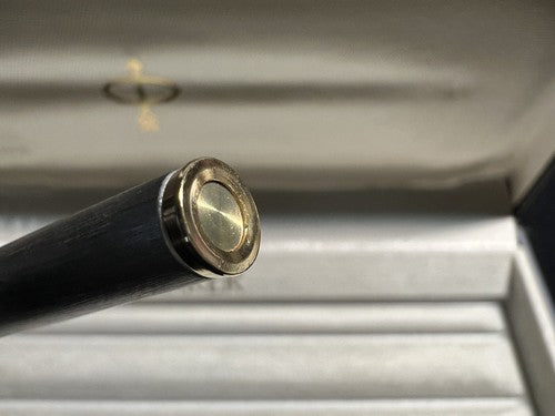 🔴 PARKER penna sfera roller MS Emilio Pucci cromata satinata profili laminati