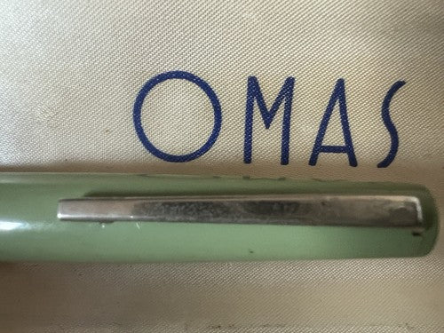 Omas Pen Fountain Pen DS Green Cartridge Pen Iridium Marking Vintage 1970 