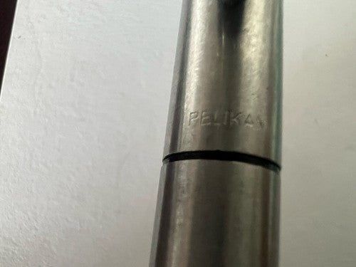 Pelikan Stylo-Plume Stylo à Plume Chrome Clip Noire A Cartouche Écrit Vintage