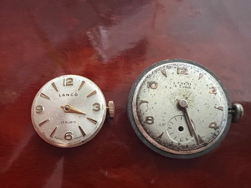 🔴 LANCO movimenti orologi donna parti pezzi ricambi movimenti carica manuale
