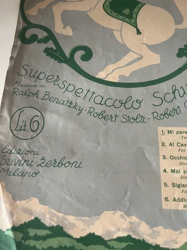 🔴 ES SCHEINT WIE EIN TRAUM Noten White Horse Benatzky Stolz Gilbert 32 