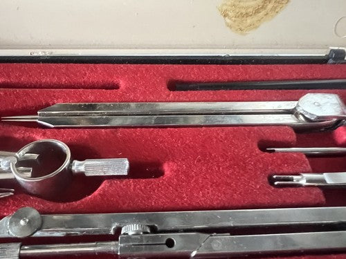 Atlas Compasses Design Technical Case Set Sg 43 Vintage
