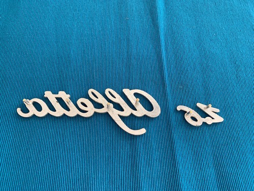 Alfetta 1600 Armes Voiture, Emblem, Orrnement, Plaque Métal Original 