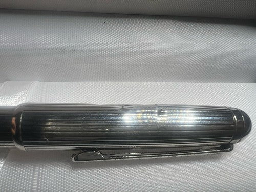 🔴 LECCE PEN penna sfera ARGENTO 925 MASSICCIO meccanismo rotazione scrive