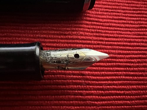 Ero Pens Stylos-Plumes Minor Vert Noir À Piston Écrit Vintage 