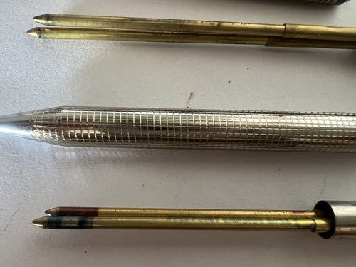 Chromatic Pens Sphere Gold And Chrome Multi Colour Two Colours Vintage