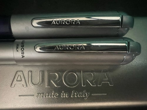 Aurora Stylo-Plume Stylo à Plume Idée Bleu M Et Sphère Laque Scrivono Vintage