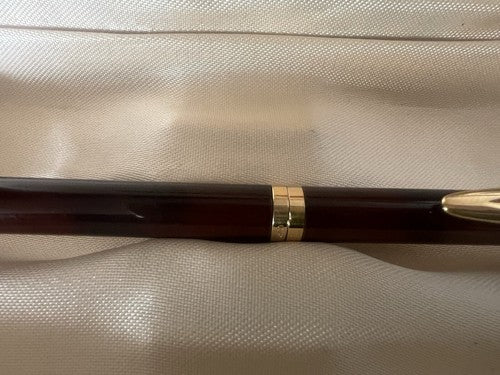 🔴 WATERMAN penna sfera lacca marmorizzata Emisphere francese nuova MAI USATA