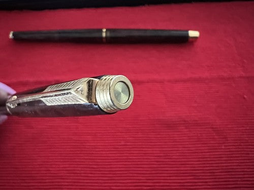 Parker Stylo-Plume Stylo à Plume 180 Laque Et Sphère 75 Scrivono Vintage