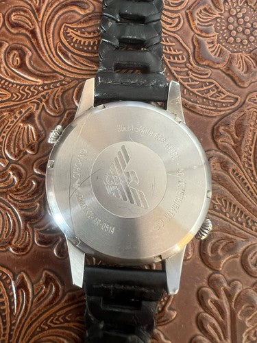 🔴 EMPORIO ARMANI orologio uomo quarzo AR0514 ORE INTERNAZIONALI garanzia