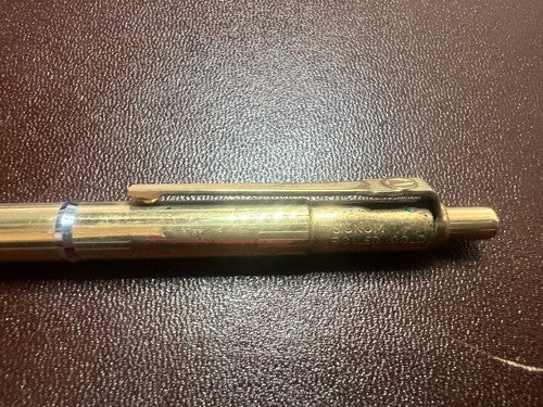 Ballograf Stylo-Plume Sphère Crayon Mécanique Signum Dorées Vintage 11