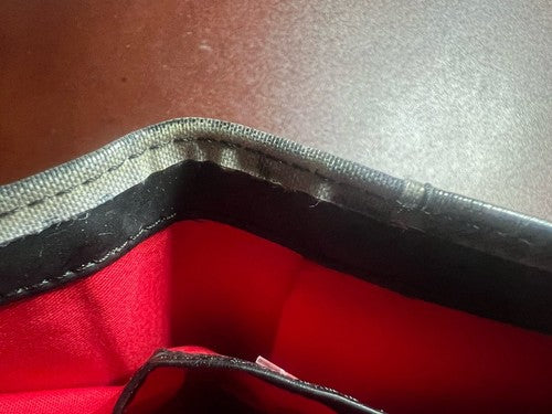 🔴 MINI portafoglio unisex GRIGIO logo auto da collezione vintage