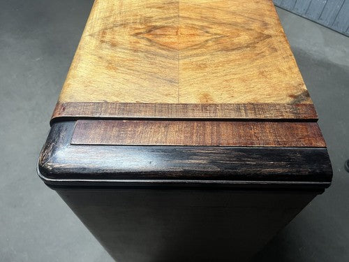 🔴 LA VOCE DEL PADRONE radio grammofono mobile legno noce FUNZIONA VINTAGE