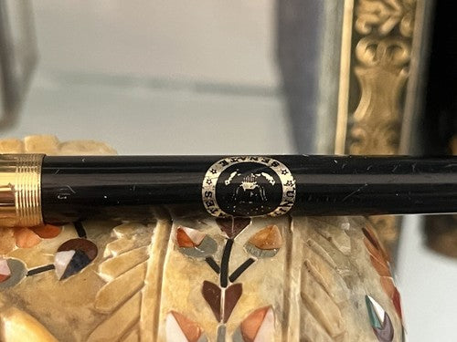 Fisher Amérique Stylo-Plume Sphère Doré Senat USA Vintage Selten 