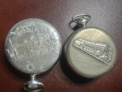 🔴 Orologi tasca MOLINJA WINTHAL pezzi parti ricambio treno locomotiva vintage