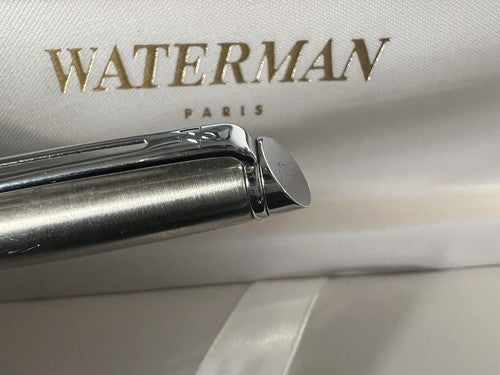 Waterman Stylo-Plume Stylo à Plume Chrome Hemisphere Écrit à Cartouche
