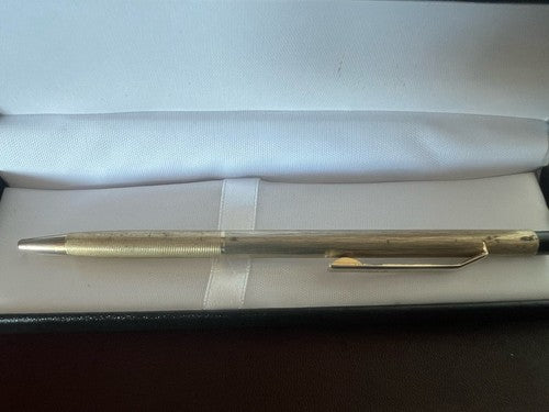 Pelikan Stylo-Plume Sphère Bouton Automatique Métal Doré Écrit Vintage 