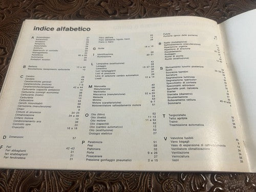 🔴 RENAULT 5 ORIGINAL Oldtimer-Bedienungsanleitung, 2. Auflage, ITA 