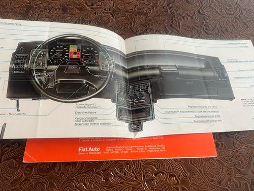 Fiat Uno 45-45 S-ES-55-55S 70S Booklet Car Use Maintenance Original