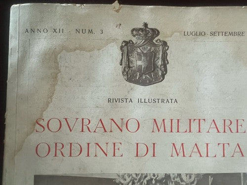 Magazine Ordre De Malte Année 12 Numéro 3 Juillet Septembre 1948
