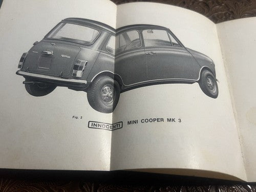Mini Cooper MK3 Livret Voiture Utilisation et Entretien Vintage Original