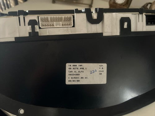 Fiat Bravo Marea Compteur Kilométrique 46524369 Utilisé Original Vintage