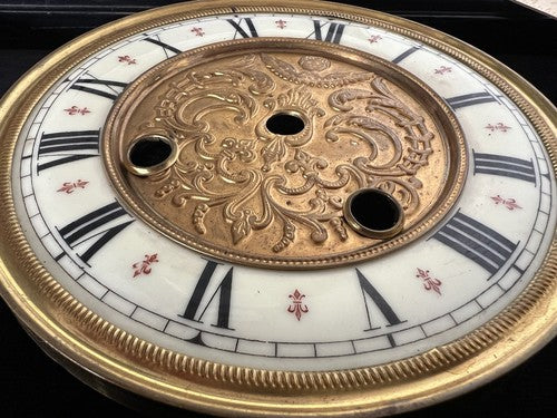 Cadran Horloge Pendule Mur Émaillé Parties Pièces Remplacement Vintage