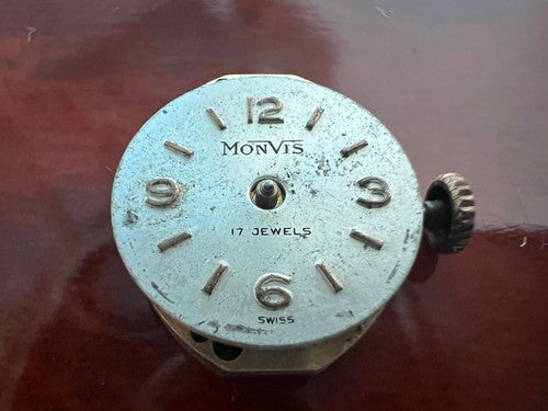 🔴 MONVIS Movimento orologio donna manuale da revisionare parti vintage