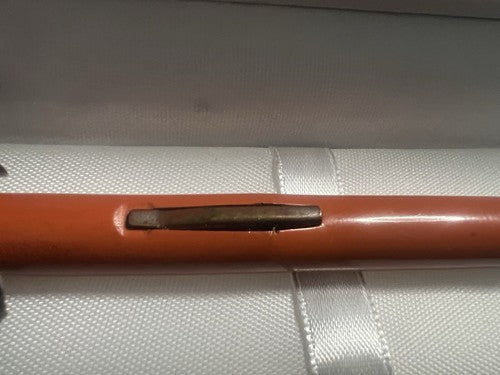 Stylo-Plume Stylo à Plume Orange A Levier Écrit Vintage 1930