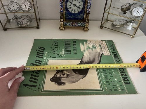 🔴 GILDA RITA HAYWOERTH Meine Partitur, Roberts, Fisher Mailand 1947 