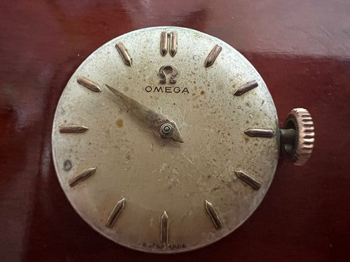 🔴 OMEGA Movimento orologio donna CORONA manuale da revisionare parti vintage