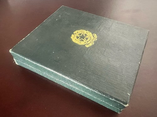 🔴 CAVALIERE scatola medaglia onorificenza custodia astuccio cofanetto N.1