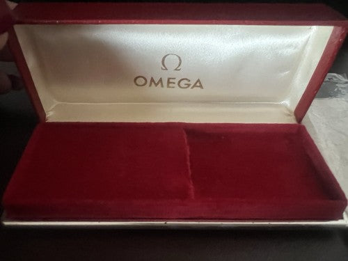 OMEGA Boîtier Boîte Montre Poignet Trousse Certifié Garantie 1976
