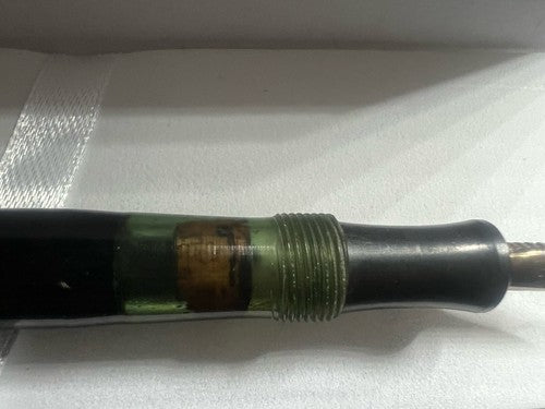 🔴 ALSTER Füllfederhalter aus Zelluloid mit Kolbenkorken und 6D-Feder, Vintage 