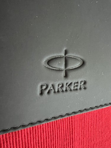 🔴 PARKER 75 porta cartucce penna stilografica e porta documenti nero