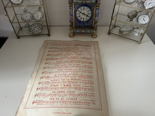 🔴 Noten O MAMA MAMA Samba-Musik Conald-Texte Danpa Milano 900 