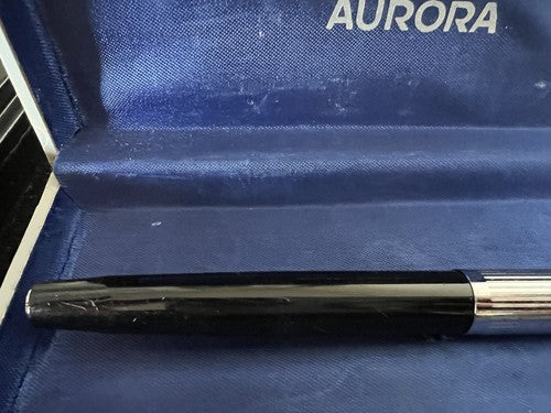 Aurora Füllfederhalter Gold Duo Cartridge und Kugelschreiber Vintage und 