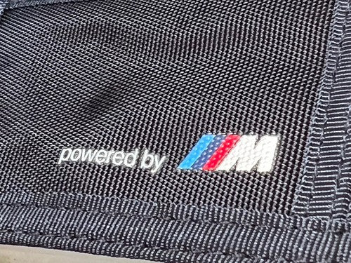 🔴 BMW portafoglio unisex MOTORSPORT ITALIA nero e rosso da collezione vintage