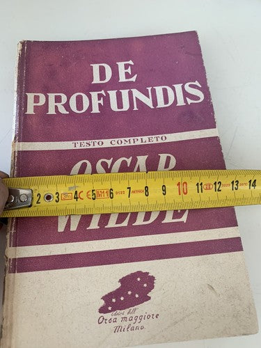 Livre de Profundis Vollständiger Text Oscar Wilde Orsa Major Époque 1950 