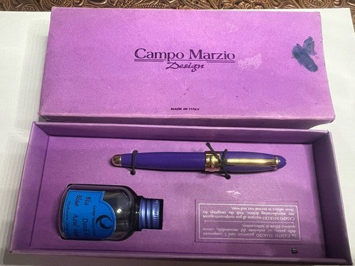 Campo Marzio Stylo-Plume Stylo à Plume Mini Laque Violet Iridium Point Écrit