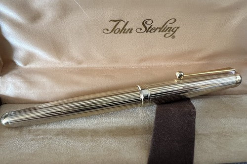 Jhon Sterling Pen Fountain Pen Foil Gold Iridium Point Special Cartridge