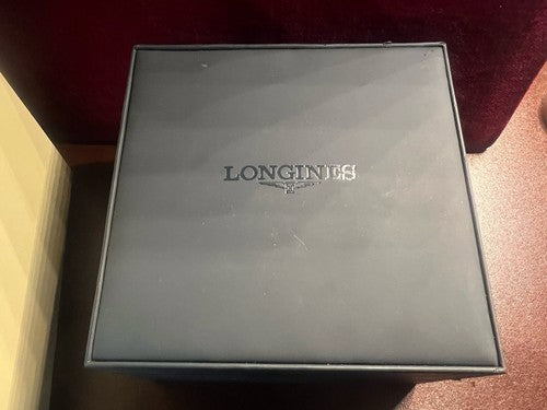 🔴 LONGINES box scatola orologio cofanetto astuccio custodia ISTRUZIONI completo