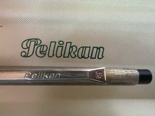 🔴 PELIKAN penna sfera pulsante a scatto metallo dorato scrive vintage