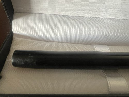 🔴 WALTHAM penna stilografica celluloide nera a leva SCRIVE vintage 1930