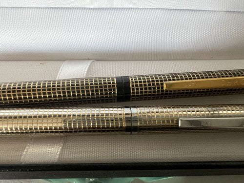 Chromatic Pens Sphere Gold And Chrome Multi Colour Two Colours Vintage