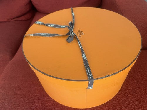 Hermes Boîte Étui Chapeau Sac Grand Vide Original Diamètre 41 CM