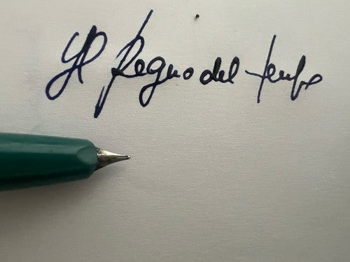 🔴 AURETTA fountain pen By Aurora turquoise Italian cartridges vintage 1970 